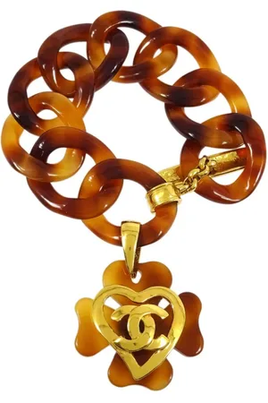 CHANEL 1995 Armband mit Kleeblatt