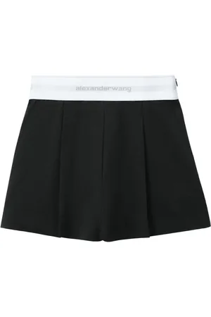 Alexander Wang Bundfaltenshorts mit Logo-Bund