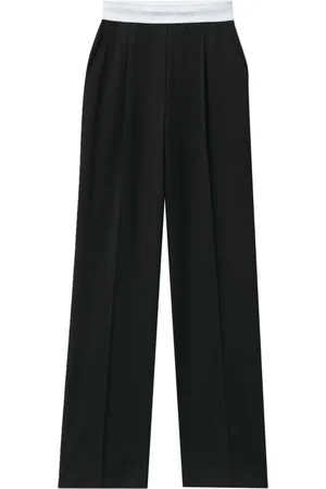 Alexander Wang Bundfaltenhose mit Logo-Bund