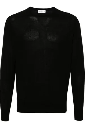 BALLANTYNE Fein gestrickter Pullover
