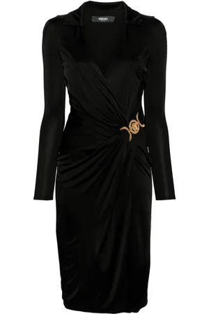 VERSACE Midikleid mit Medusa-Schild