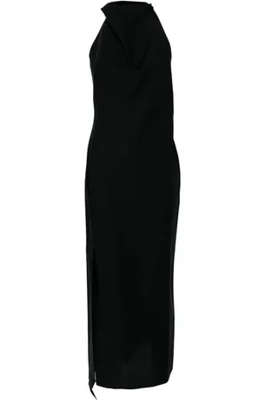 Rohe Neckholder-Maxikleid