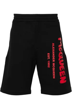 Alexander McQueen Shorts mit Logo-Print