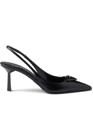 Prada Pumps mit Triangel-Logo 75mm