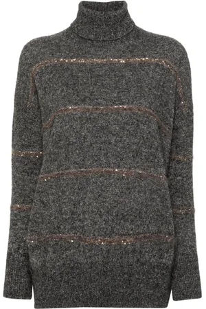 Brunello Cucinelli Pullover mit Pailletten
