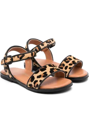 AGE OF INNOCENCE Simone Sandalen mit Leoparden Print