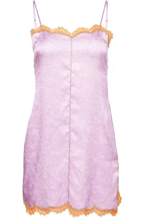 FLEUR DU MAL Minikleid mit Acid-Wash-Effekt