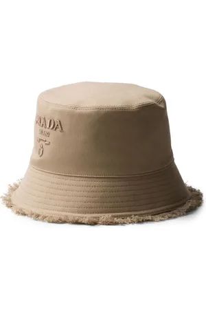 Prada Fischerhut mit Logo-Stickerei