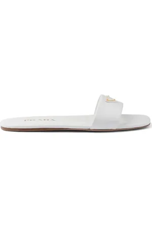 Prada Slipper mit Triangel-Logo