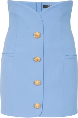Balmain Minirock mit Knöpfen