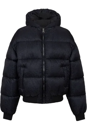 Balmain Gefütterte Jacke mit PB-Monogramm
