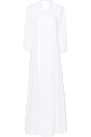 Bernadette Fran Maxikleid mit Lochstickerei