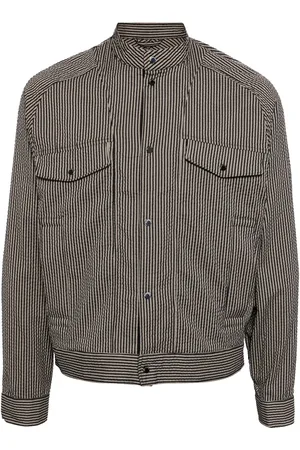 Emporio Armani Gestreifte Bomberjacke