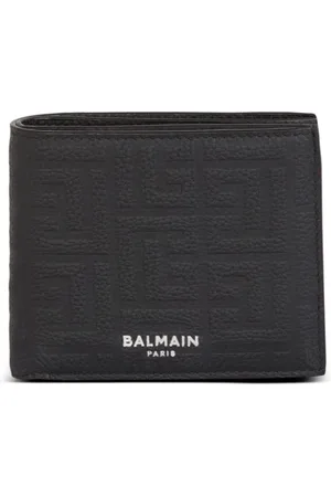 Balmain Portemonnaie mit Monogramm-Prägung
