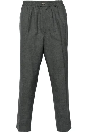 Ami Halbhohe Cropped-Hose mit Tapered-Bein