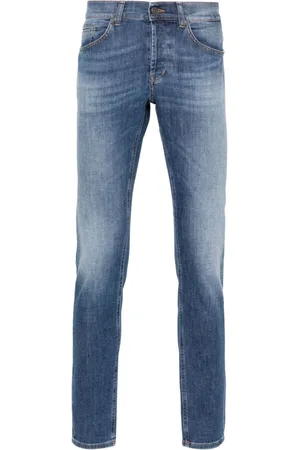 Dondup Tapered-Jeans mit Logo-Print