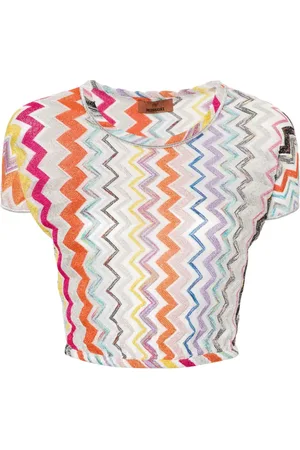 Missoni Strickoberteil mit Zickzackmuster
