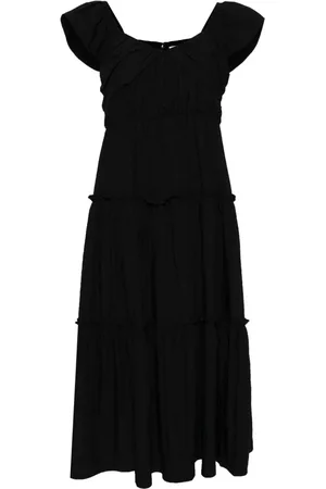B+AB Gestuftes Midikleid mit Falten