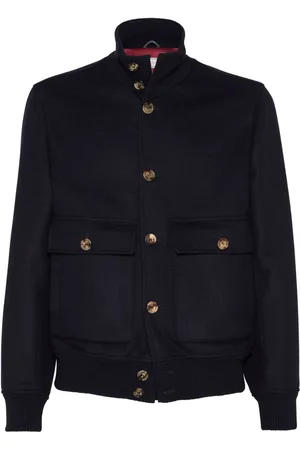 Brunello Cucinelli Jacke mit Stehkragen