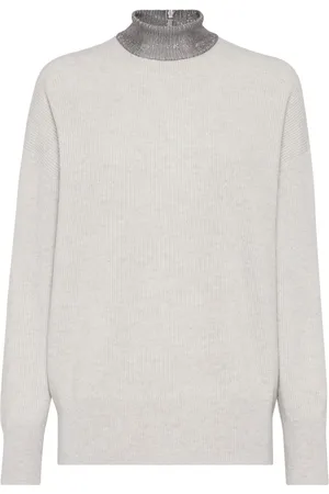 Brunello Cucinelli Kaschmirpullover mit Monili-Detail