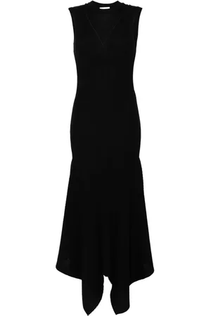 Ami Geripptes Merino-Kleid