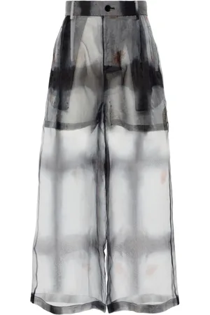 Feng Chen Wang Weite Hose mit hohem Bund
