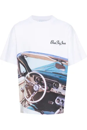 BLUE SKY INN T-Shirt mit Auto-Print