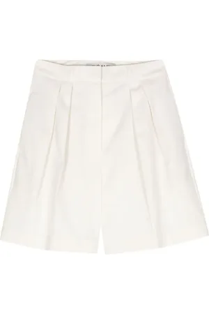 Rohe Shorts mit Bügelfalten