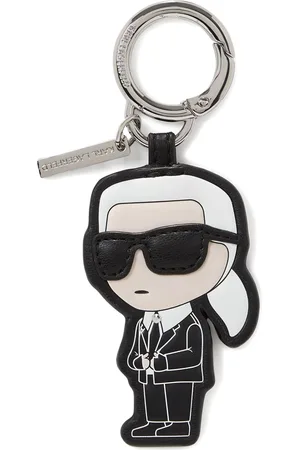 Karl Lagerfeld Ikon Schlüsselanhänger mit Logo