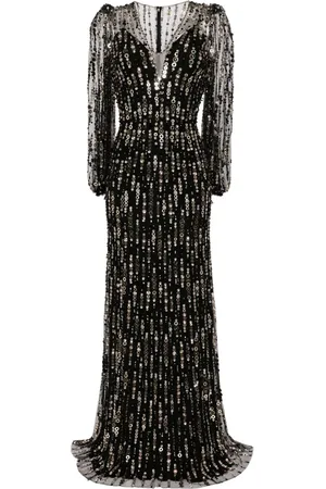 Jenny Packham Moondance Abendkleid mit Pailletten