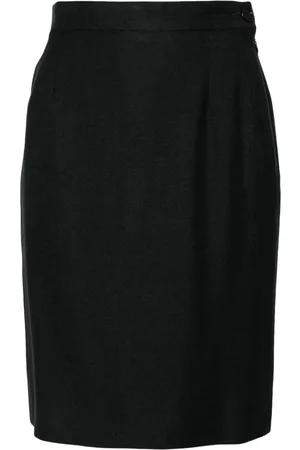 Saint Laurent 1990s Minirock in A-Linie