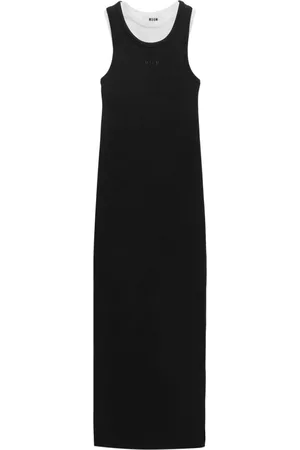 Msgm Maxikleid im Layering-Look