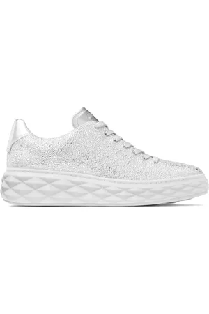 Jimmy Choo Diamond Light Sneakers mit Kristallen