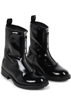 Karl Lagerfeld Stiefeletten aus Lackleder