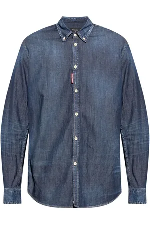 Dsquared2 Button-down-Jeanshemd