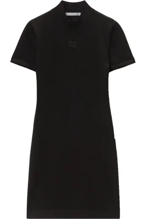 Alexander Wang Kleid mit Logo-Prägung