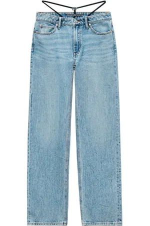 Alexander Wang Straight-Leg-Jeans im Layering-Look