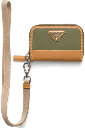 Prada Portemonnaie mit Logo-Schild