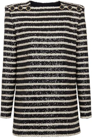 Balmain Minikleid mit Pailletten
