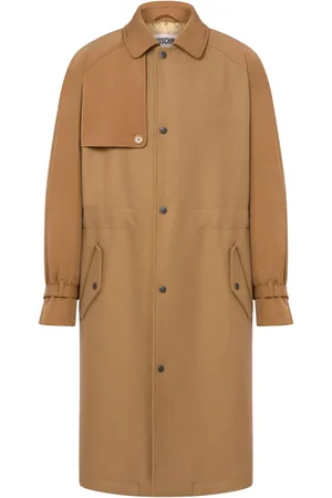 Moschino Zweifarbiger Mantel mit Spreizkragen