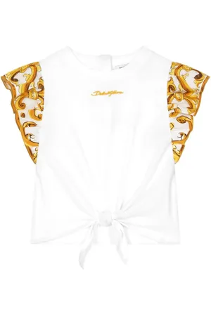 Dolce & Gabbana T-Shirt mit Majolica-Print