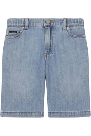 Dolce & Gabbana Jeans-Shorts mit Logo-Patch