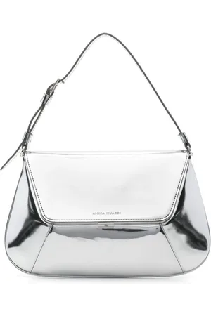 Amina Muaddi Shopper aus Lackleder