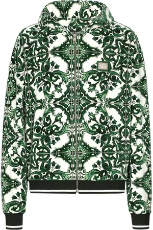 Dolce & Gabbana Kapuzenjacke mit Majolica-Print
