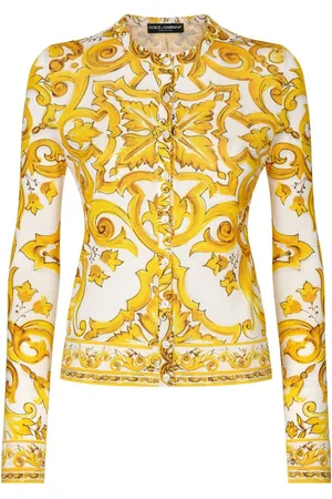 Dolce & Gabbana Cardigan mit Majolica-Print