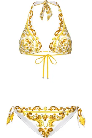 Dolce & Gabbana Bikini mit Triangel-Print