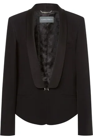 Alberta Ferretti Enver Smoking-Jacke aus Satin