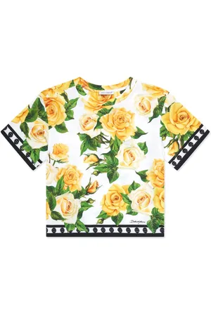 Dolce & Gabbana T-Shirt mit Blumen-Print