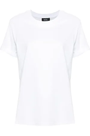 A.P.C. T-Shirt mit Logo-Stickerei