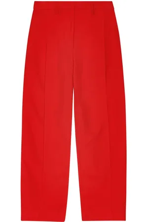 Ganni Wide-Leg-Hose mit Bundfalten
